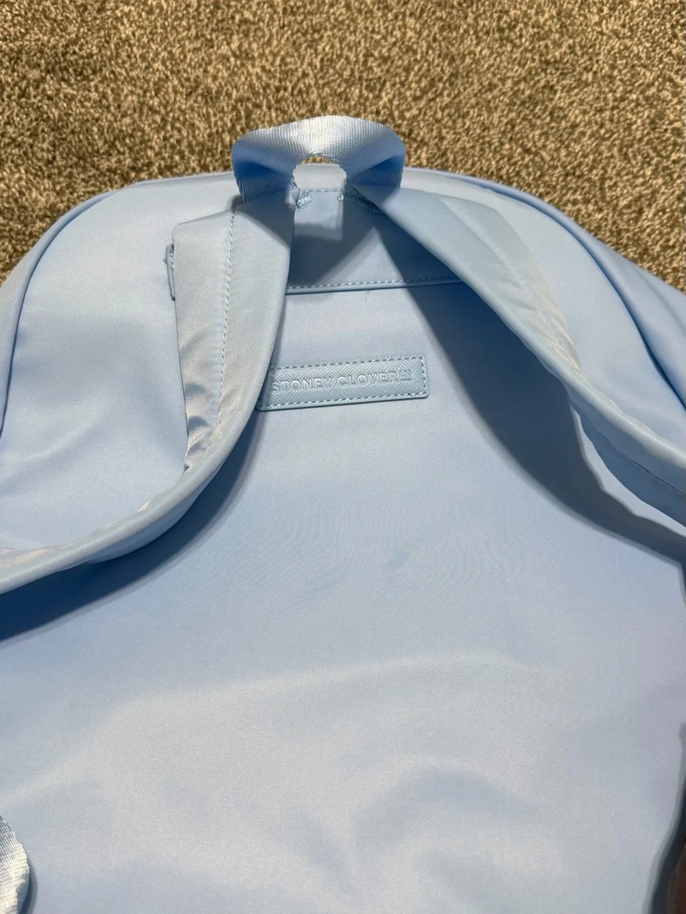 Stoney Clover Lane Periwinkle Light Blue Backpack